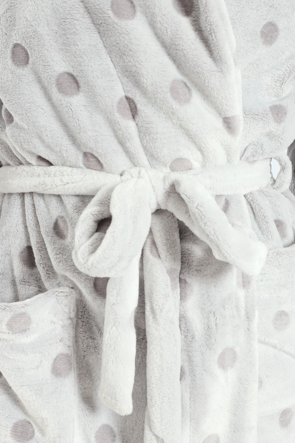 Embossed Gown - Grey