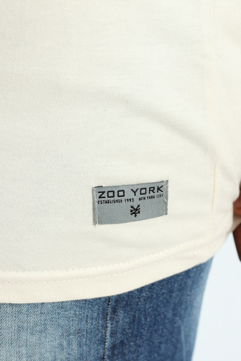 Chest Logo Tee - Stone