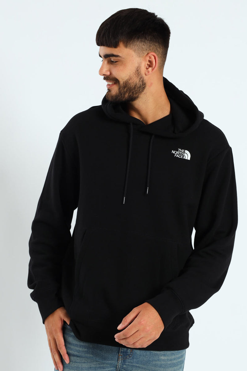 Essential Relaxed Hoodie - Black