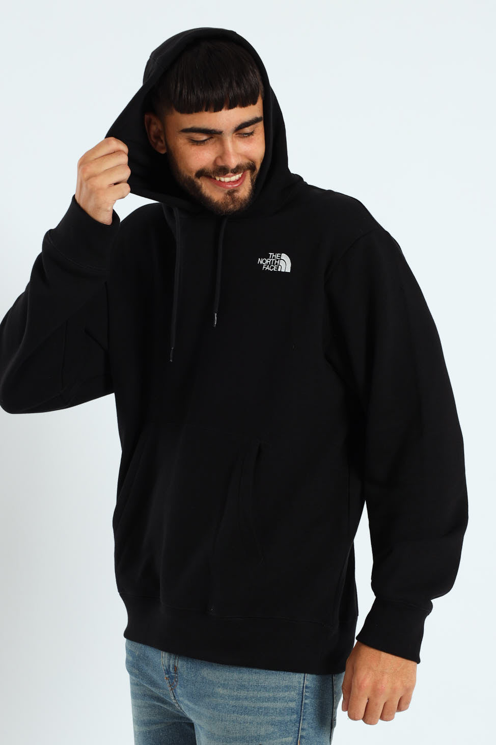 Essential Relaxed Hoodie - Black