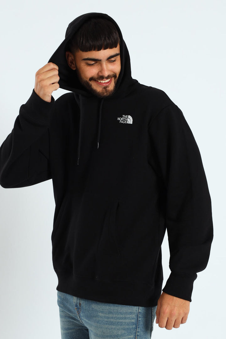 Essential Relaxed Hoodie - Black