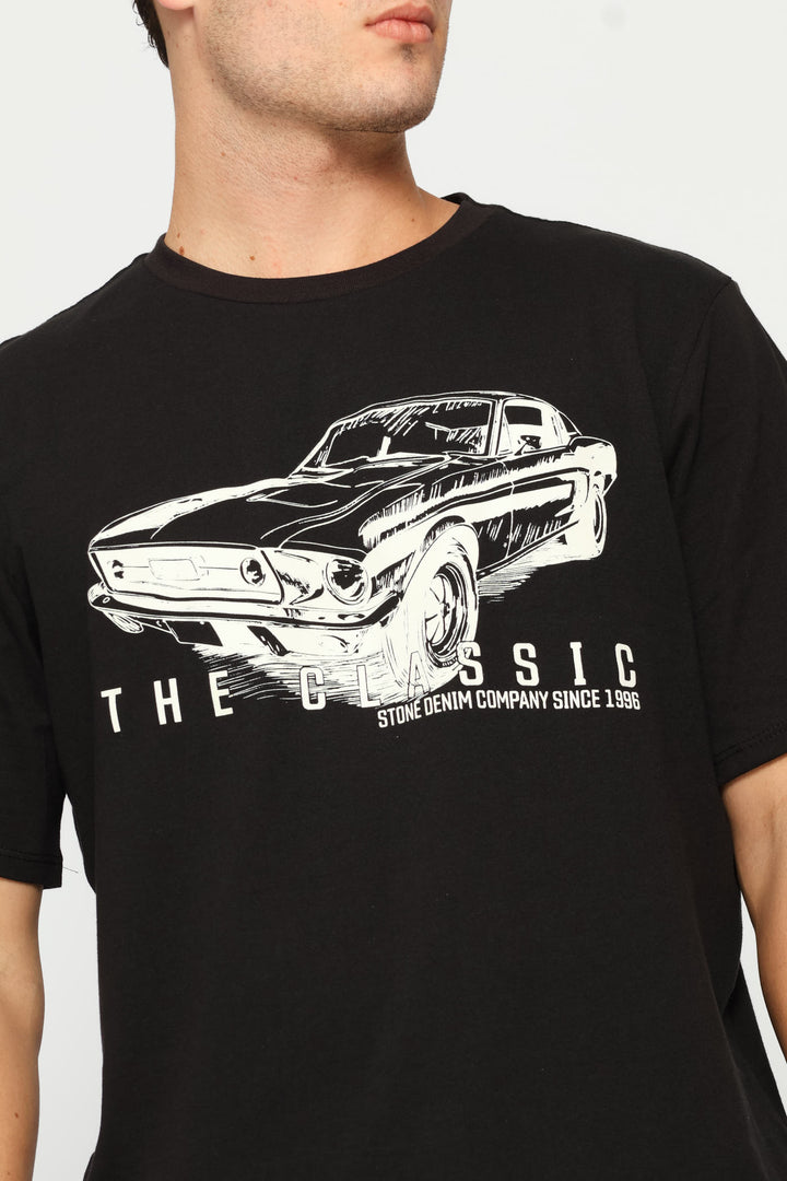 Classic Mustang Tee - Black