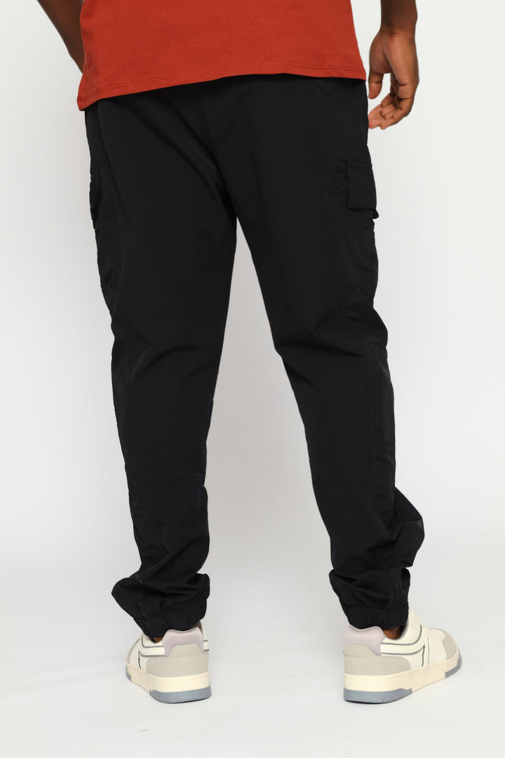 Nylon  Hybrid Fashion Jogger - Black