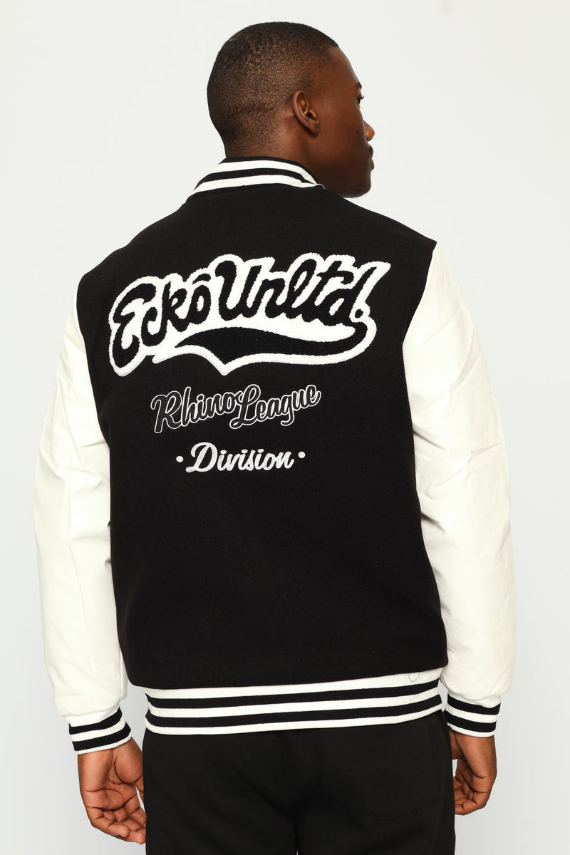 Bomber Jacket - Black/Cream