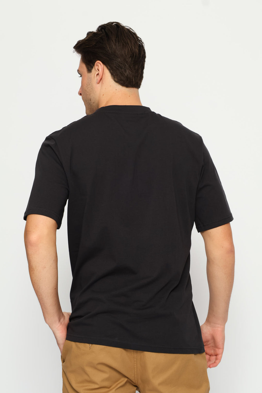 Plain Crew Tee - Gunmetal