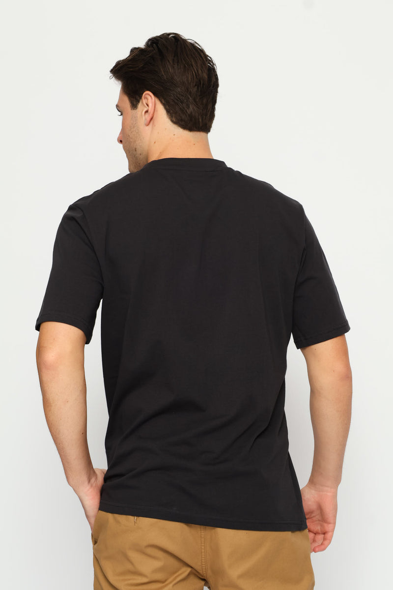 Plain Crew Tee - Gunmetal