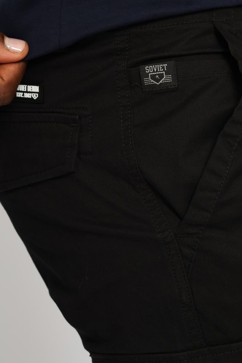 Devin Cargo Pant - Black