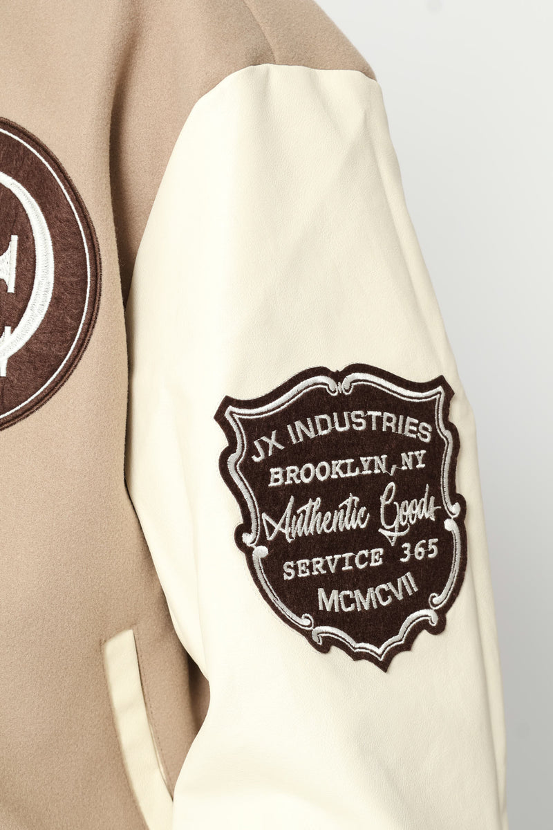 Baseball Jacket - Stone