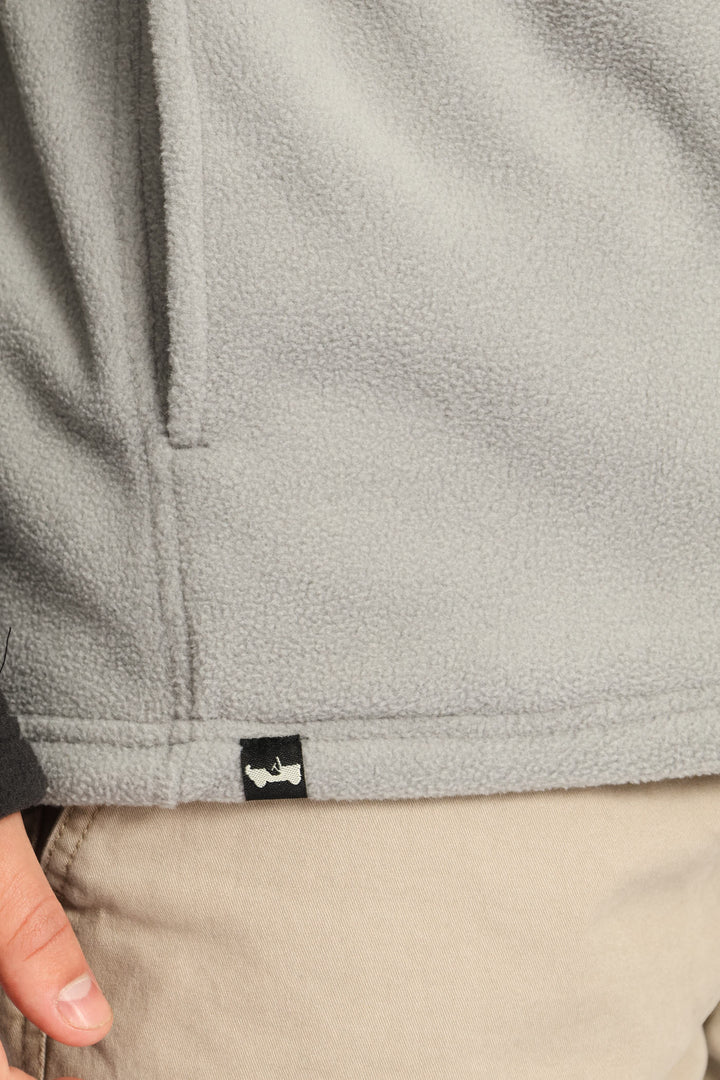 Fleece Zip Through Jacket - Grey