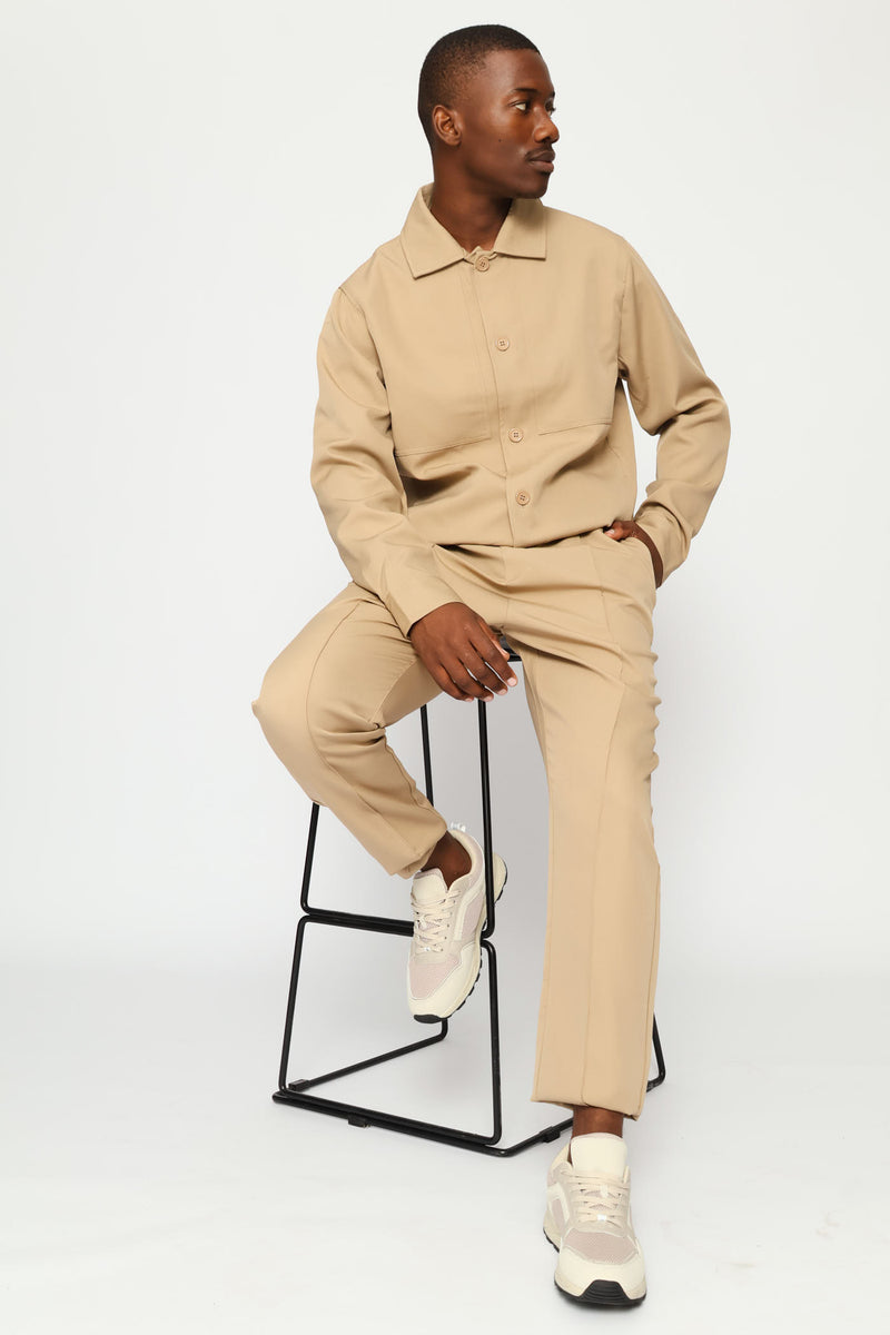 Smart Pull On Jogger - Taupe
