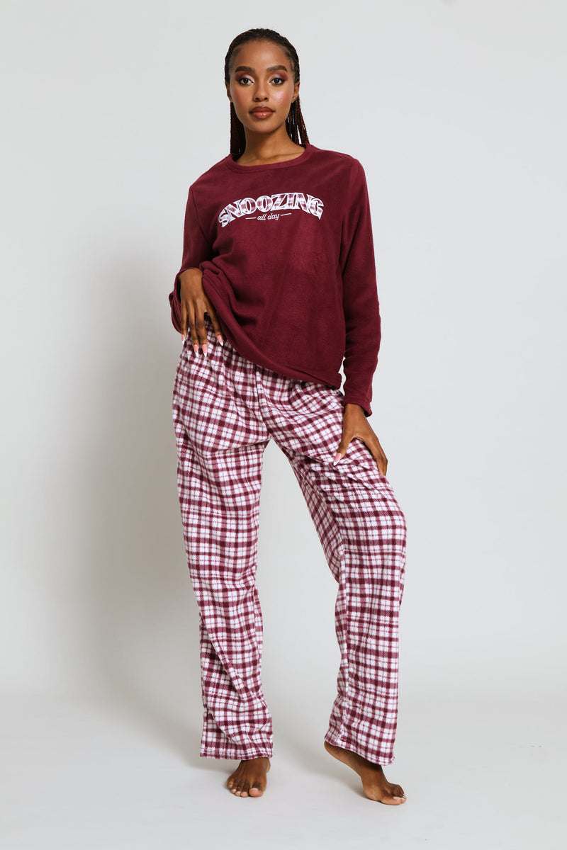 Snoozing Polar Fleece Mother&