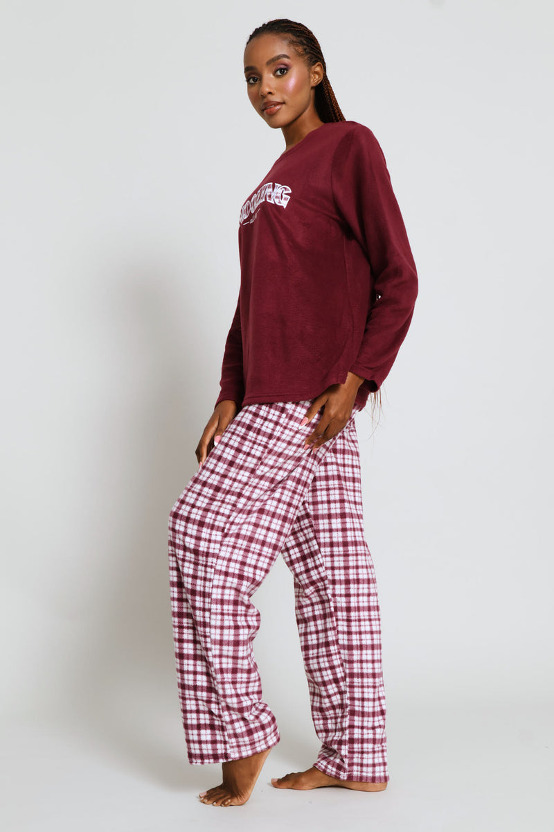 Snoozing Polar Fleece Mother&