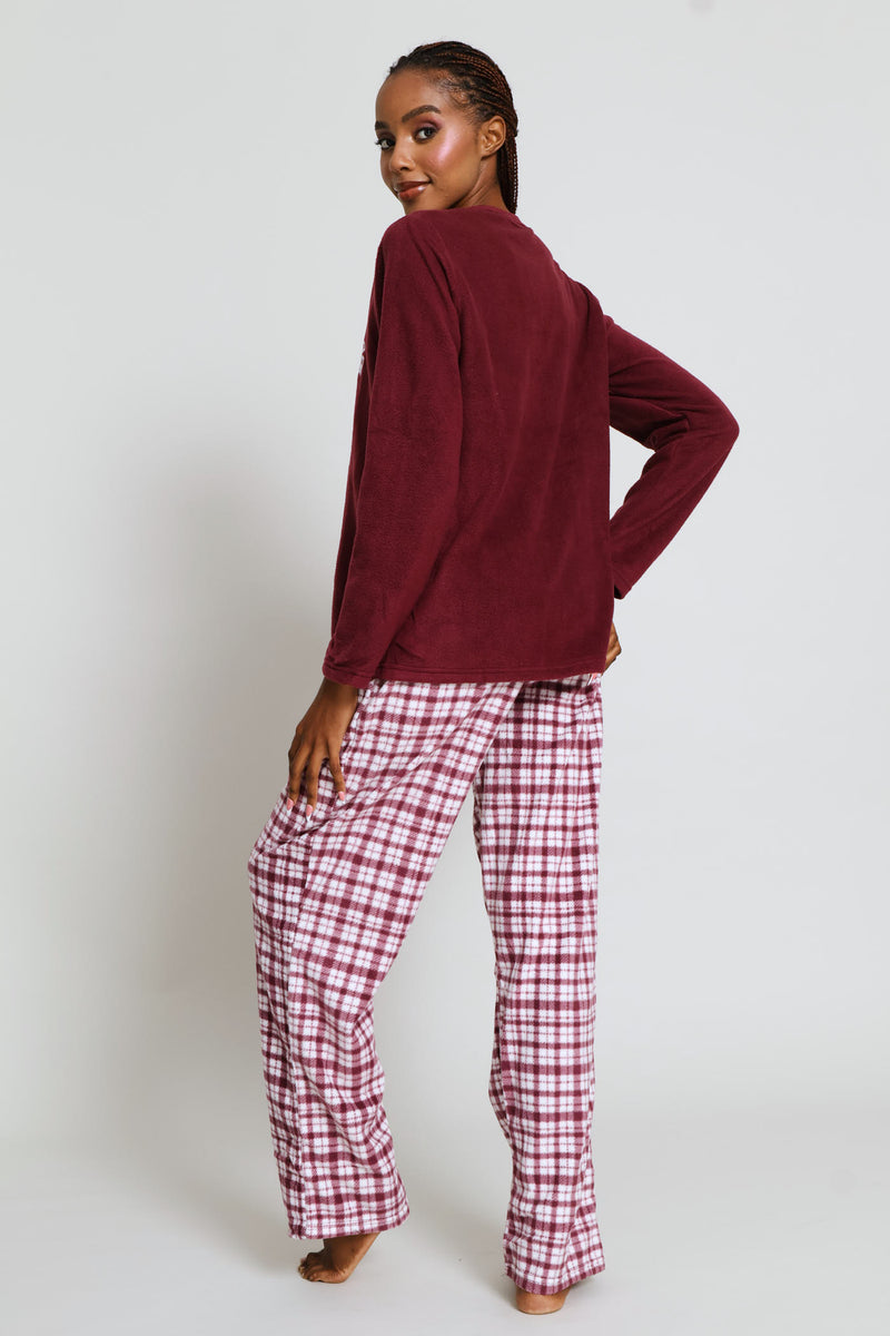Snoozing Polar Fleece Mother&