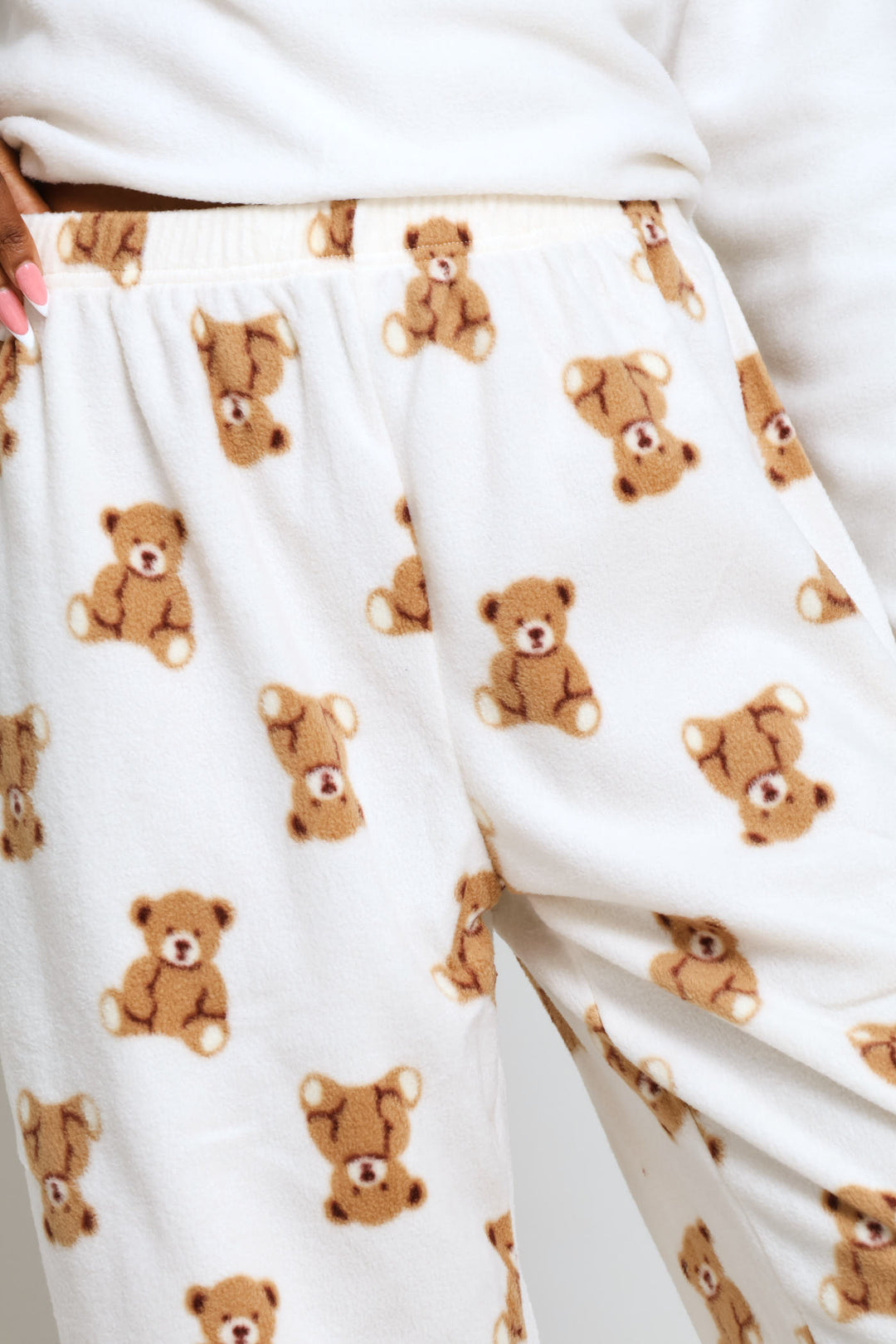 Bearly Awake Polar Fleece Mother'S Day Set - Cream