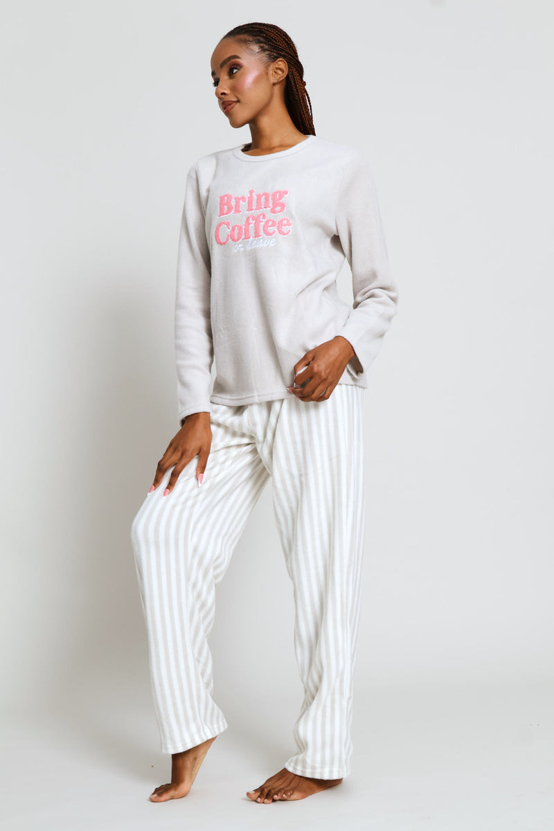 Bring Coffee Polar Fleece Mother&