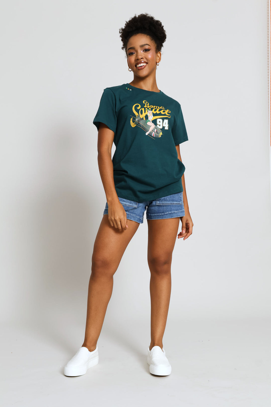 Short Sleeve Deep Nori T-Shirt - Green