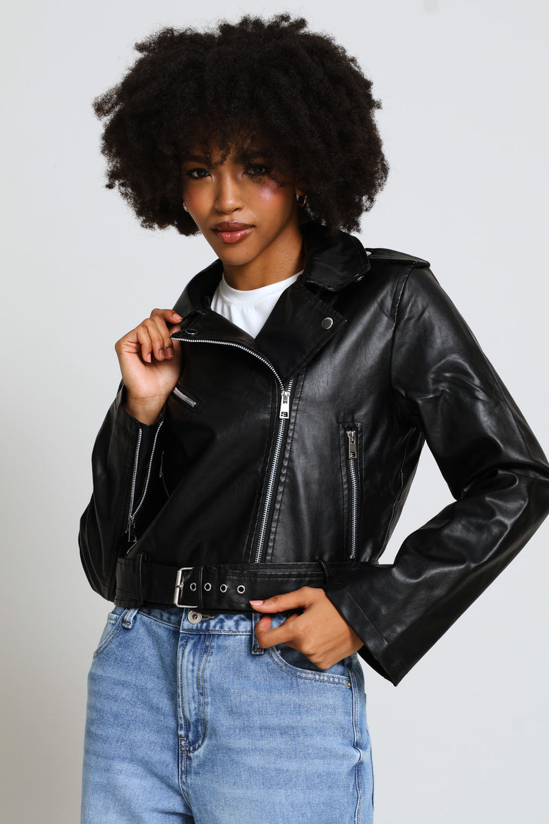 Biker Jacket - Black