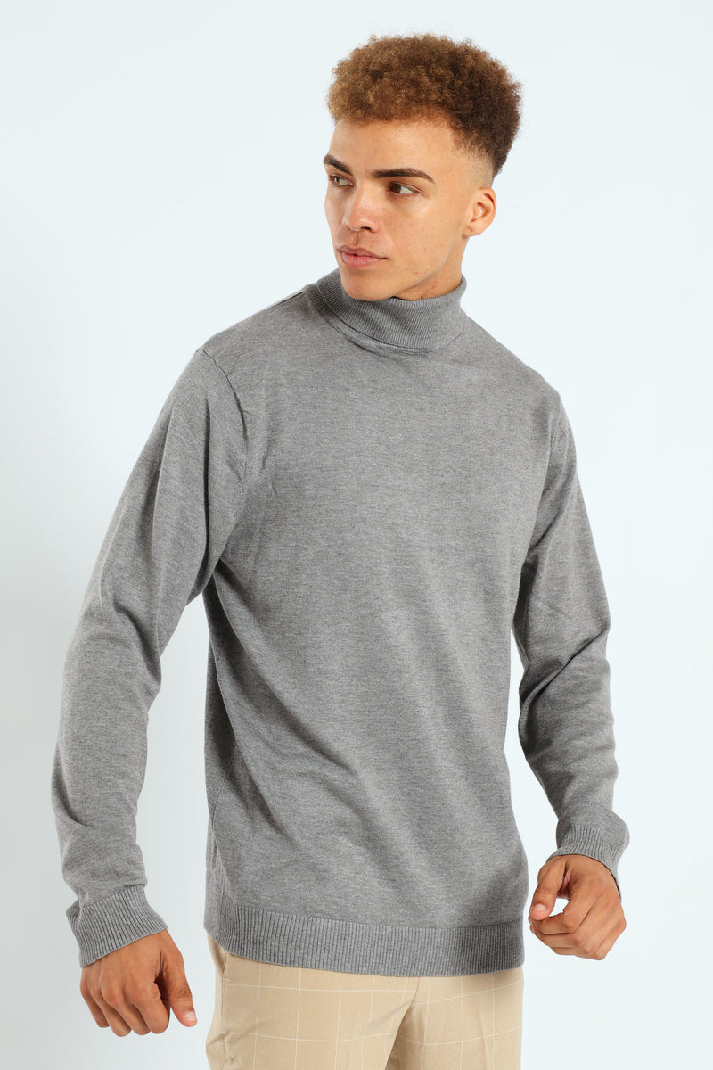 Poloneck - Grey