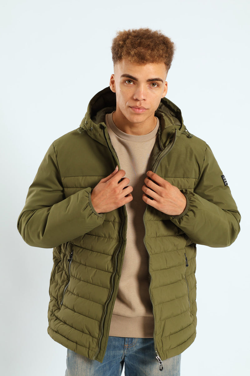 Hybrid Puffer Jacket - Fatigue