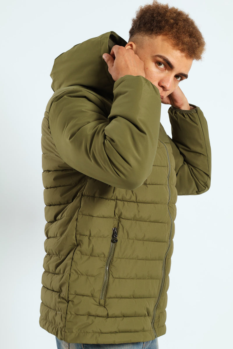 Hybrid Puffer Jacket - Fatigue