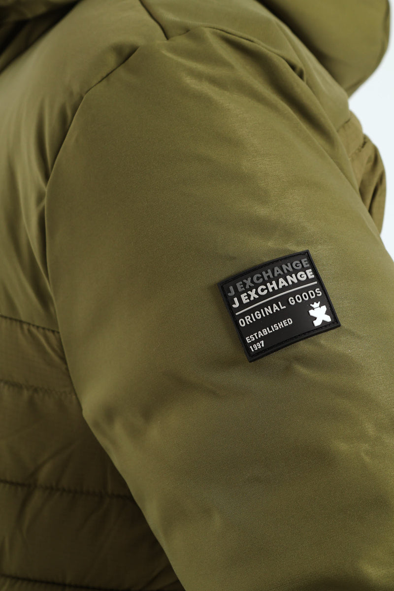 Hybrid Puffer Jacket - Fatigue