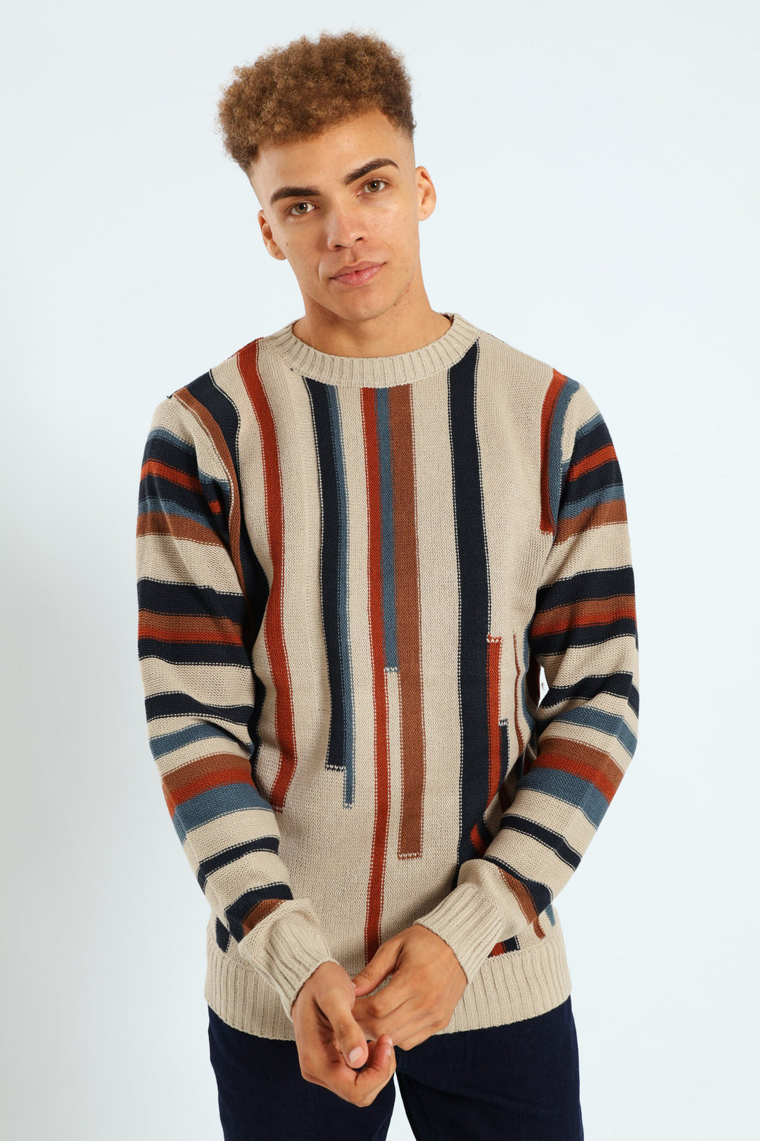 Striped Intarsia Knitwear - Multi