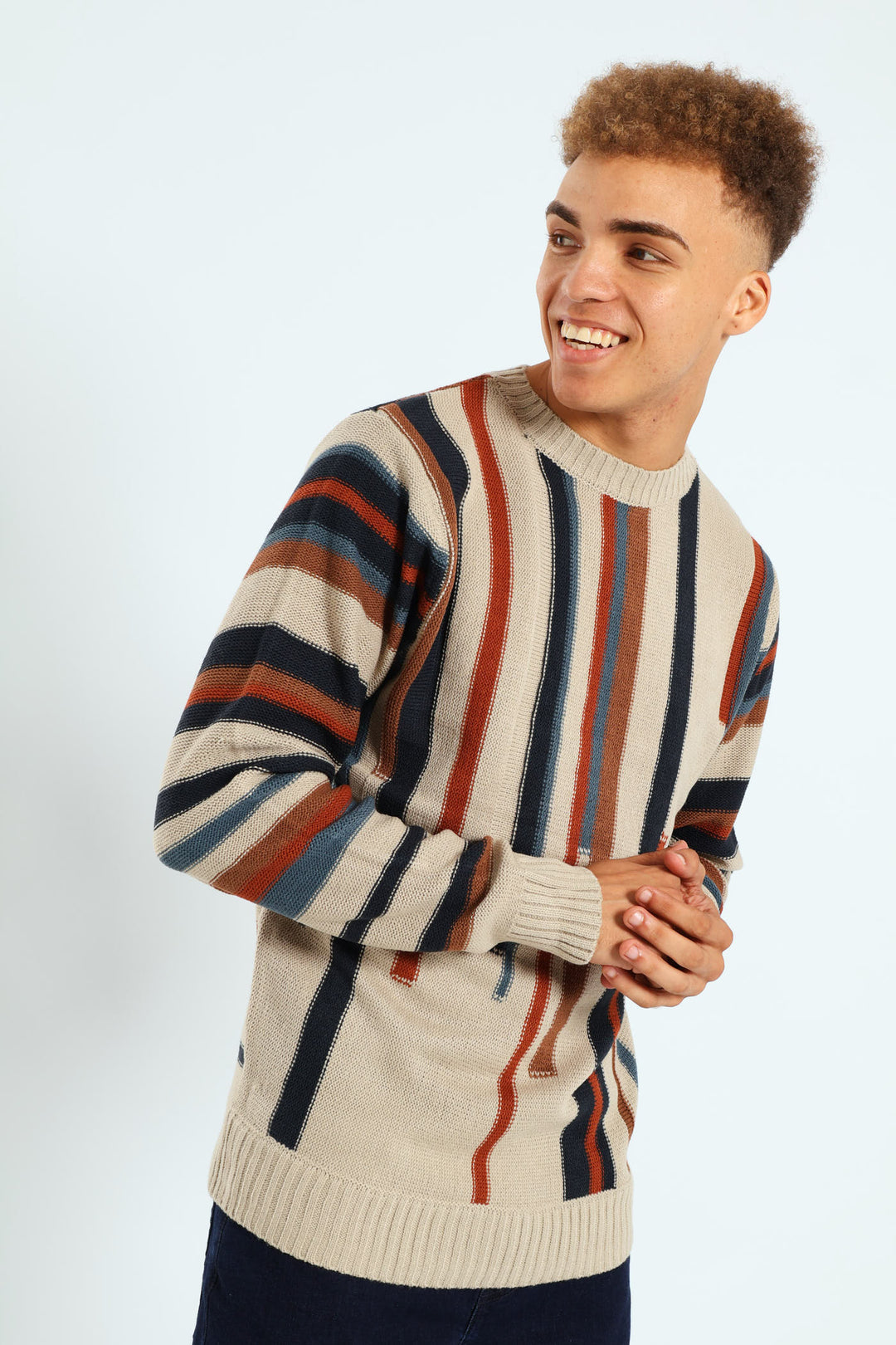 Striped Intarsia Knitwear - Multi