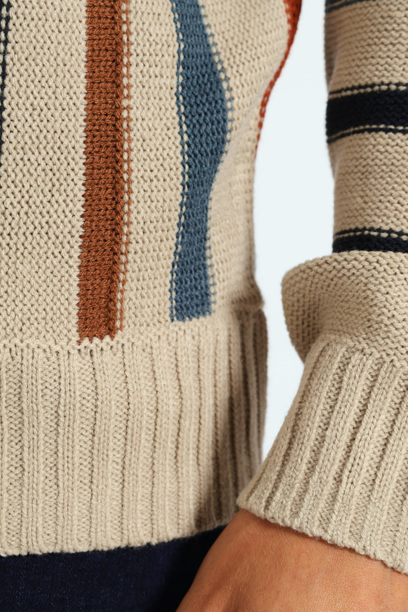 Striped Intarsia Knitwear - Multi