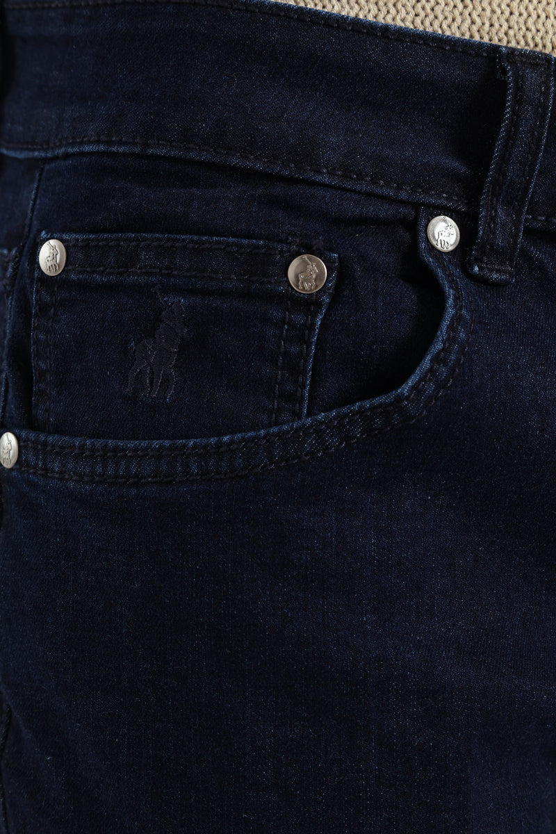 Peter Slim Leg Jean - Blue/Black