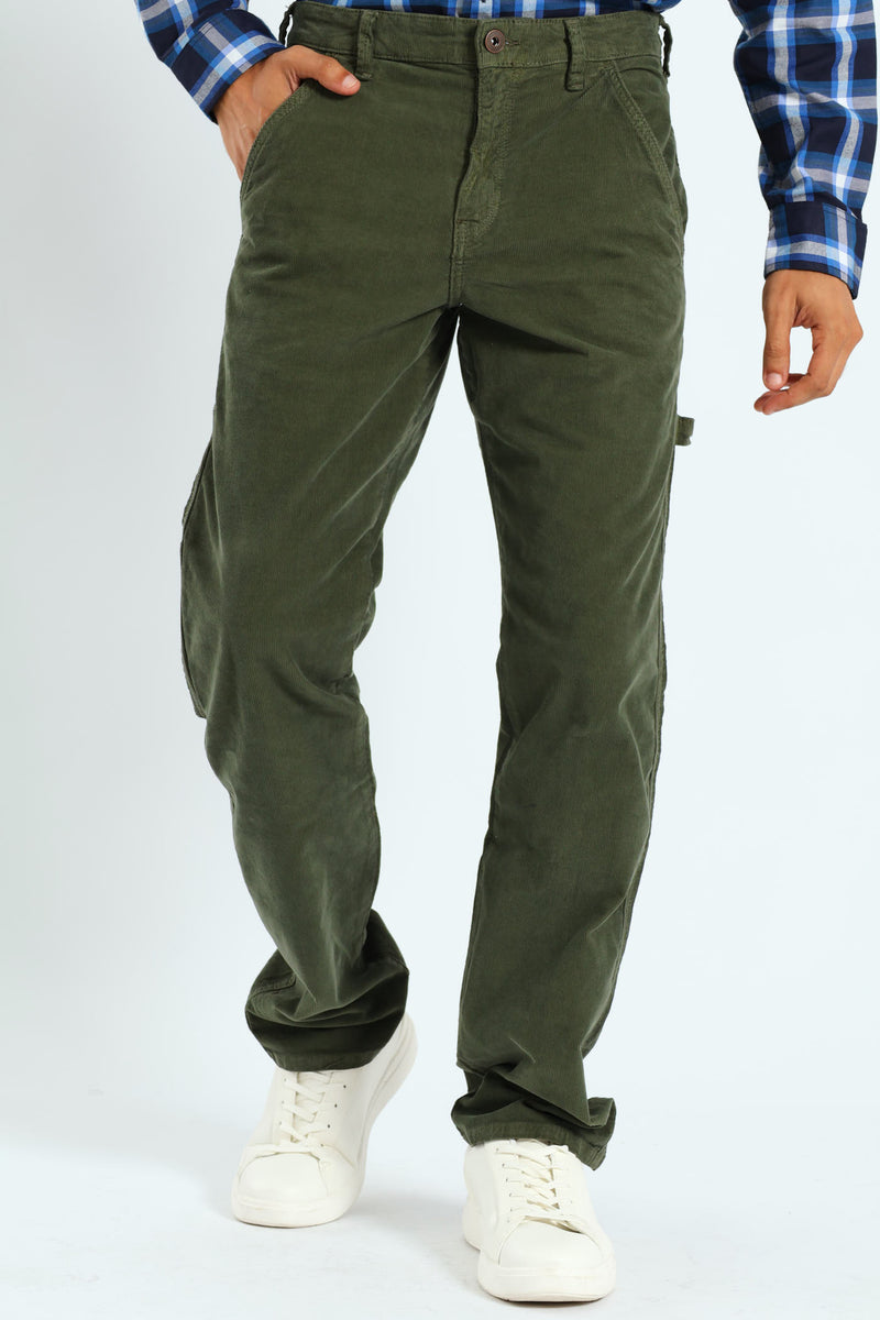Corduroy Pants - Olive