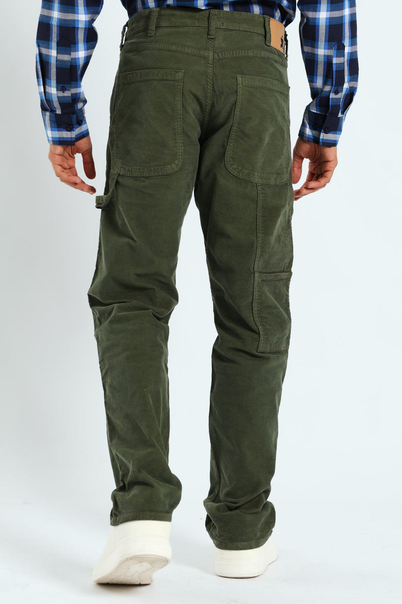 Corduroy Pants - Olive