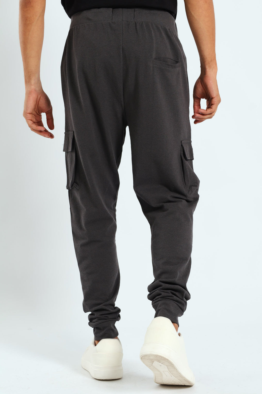 Cargo Texture Trackpant - Charcoal