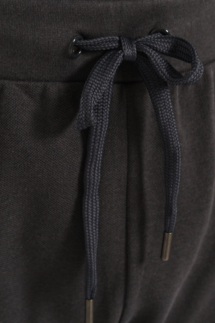 Cargo Texture Trackpant - Charcoal