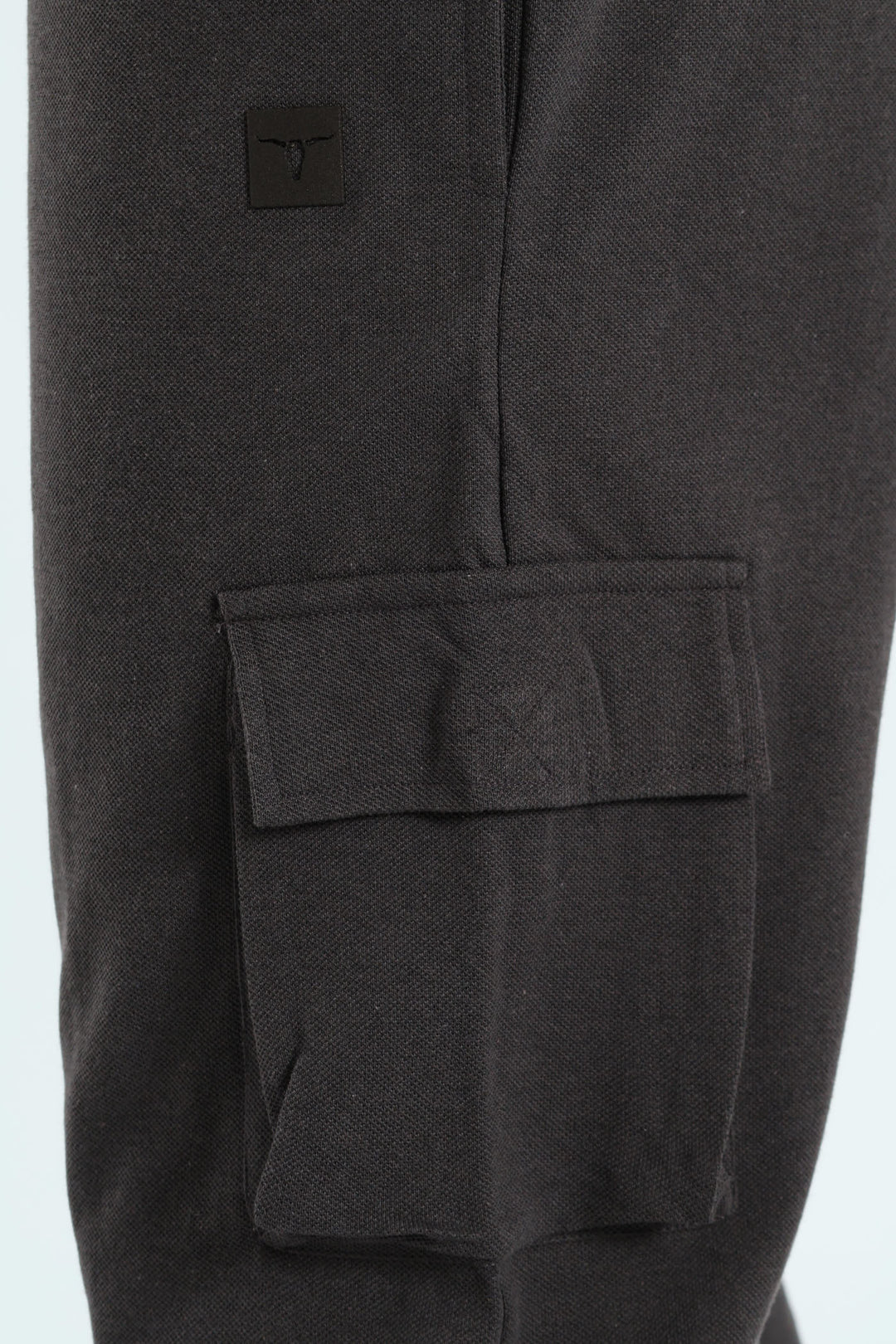 Cargo Texture Trackpant - Charcoal