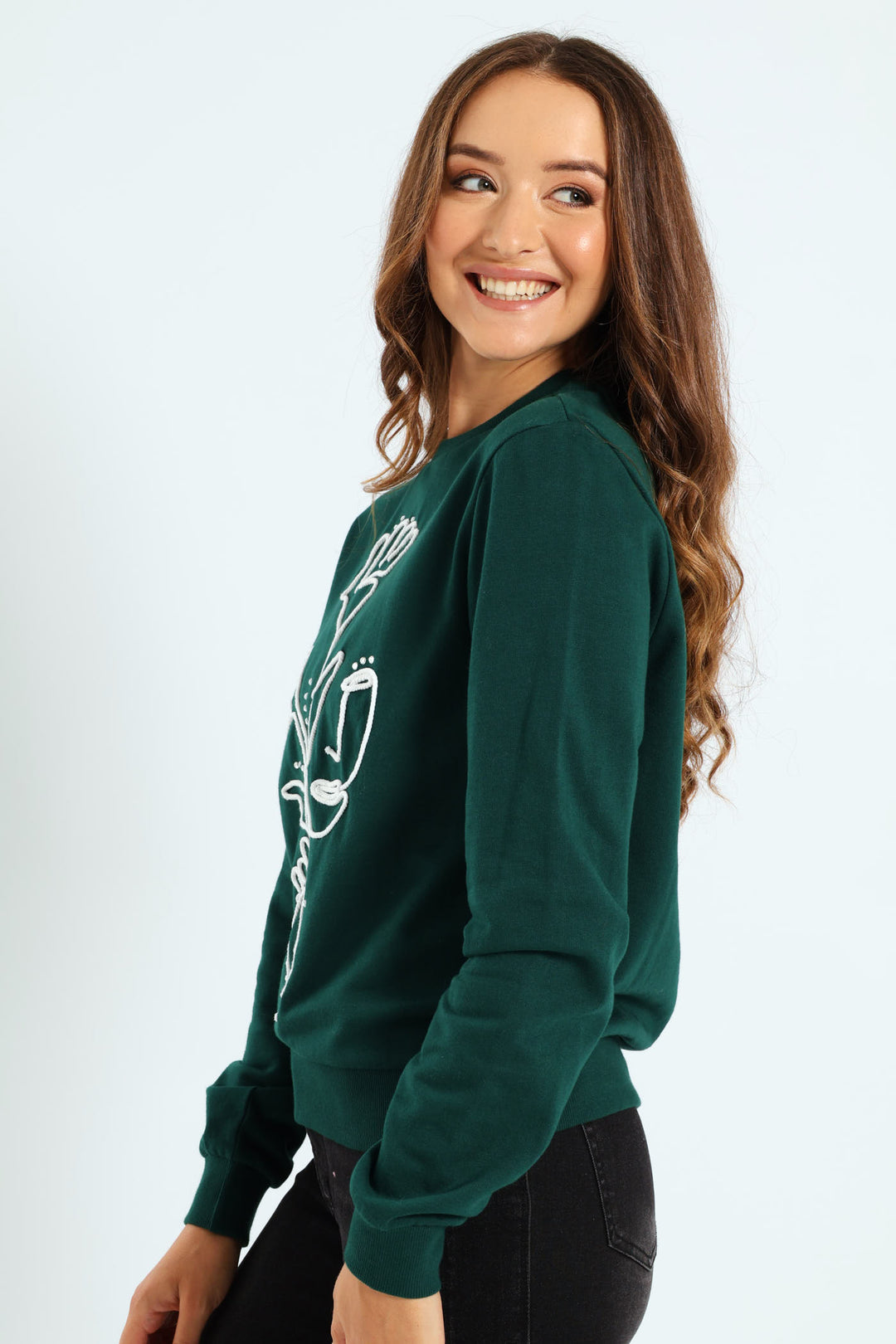 Cornelli Diamante Pullover - Bottle Green