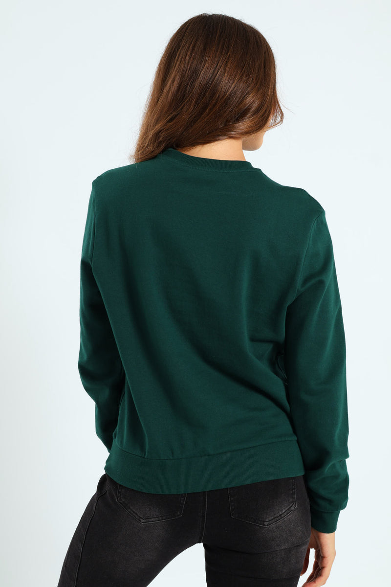 Cornelli Diamante Pullover - Bottle Green