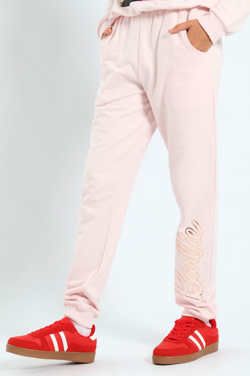 Girls Fleece Jogger - Pink