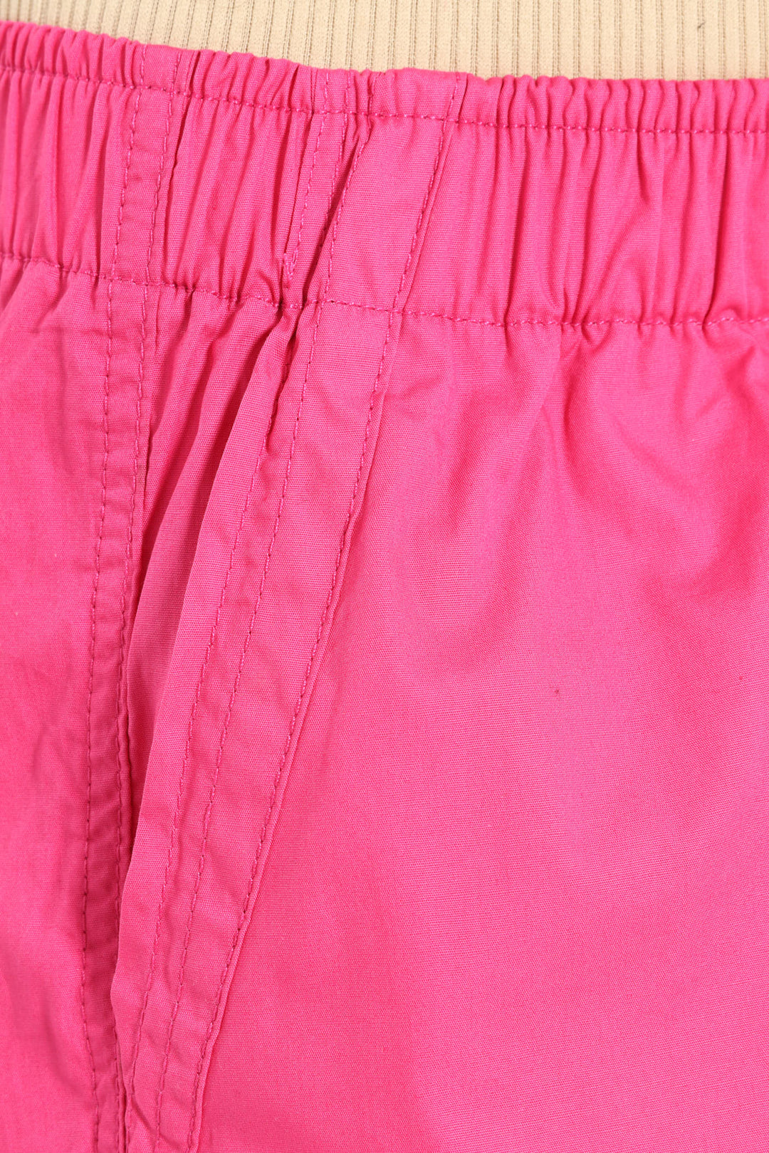 Girls Multi Pocket Parachute Pants - Cerise