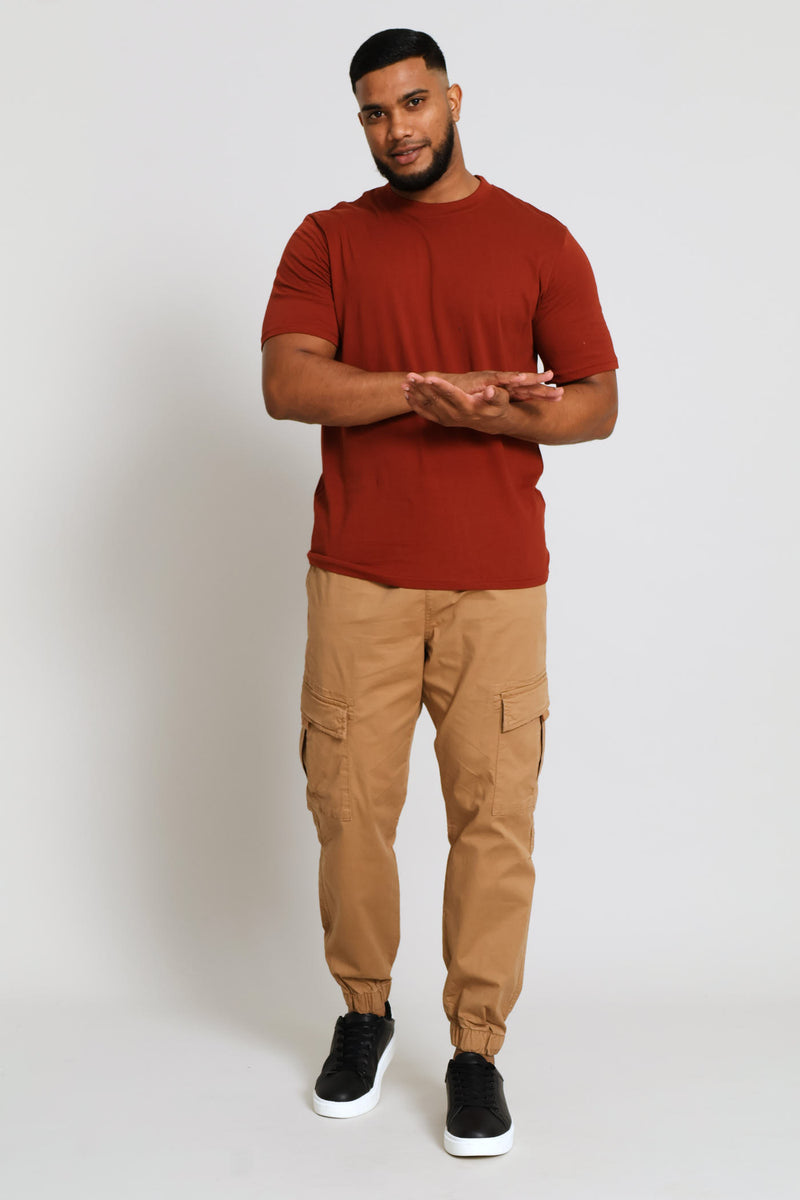 Plain Crew Tee - Ochre