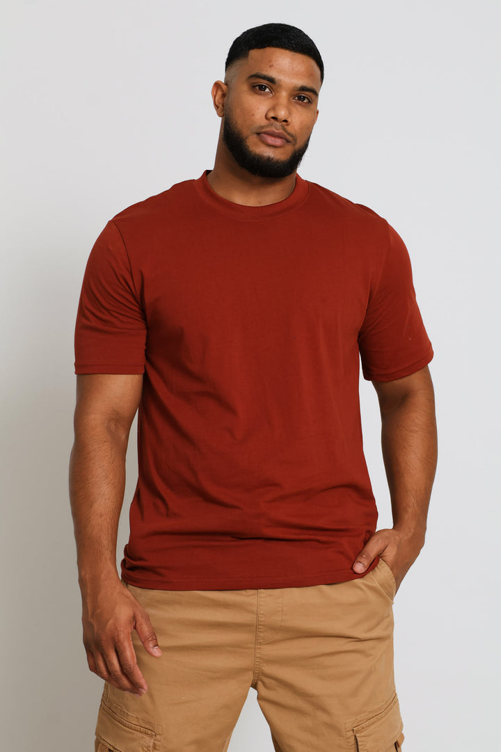 Plain Crew Tee - Ochre