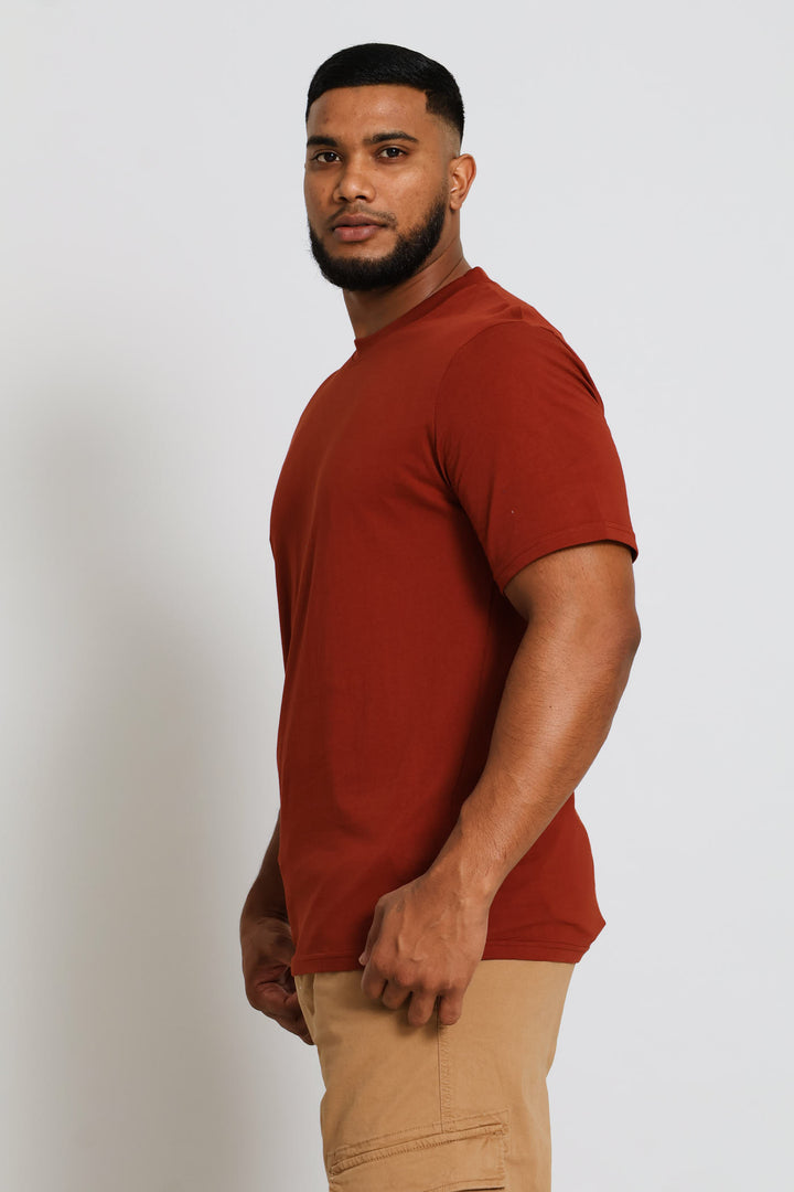 Plain Crew Tee - Ochre