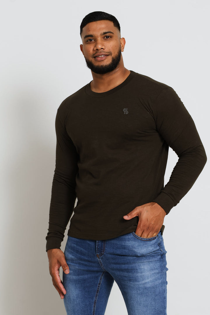 Long Sleeve Crew Tee - Fatigue