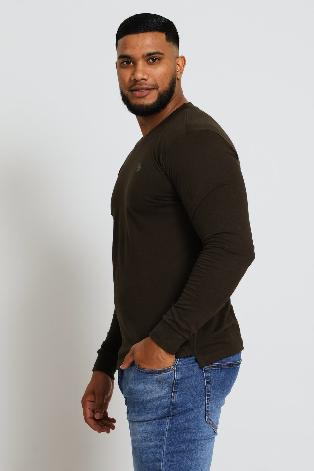 Long Sleeve Crew Tee - Fatigue
