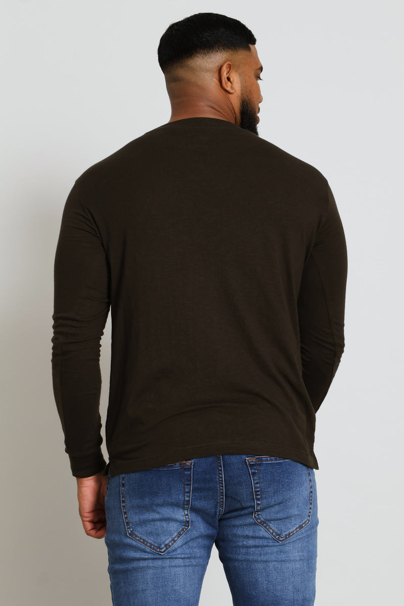 Long Sleeve Crew Tee - Fatigue