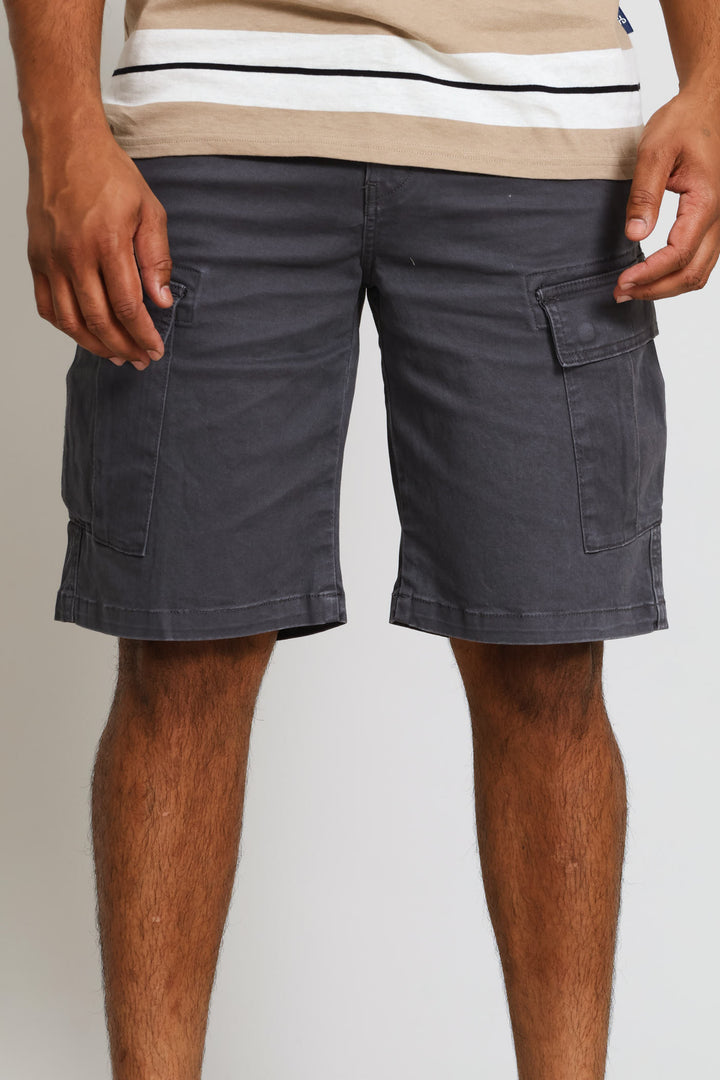 Cargo Packet Shorts - Charcoal