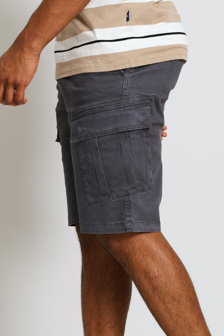 Cargo Packet Shorts - Charcoal