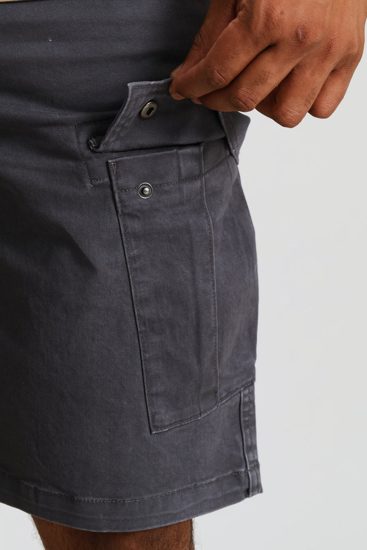 Cargo Packet Shorts - Charcoal