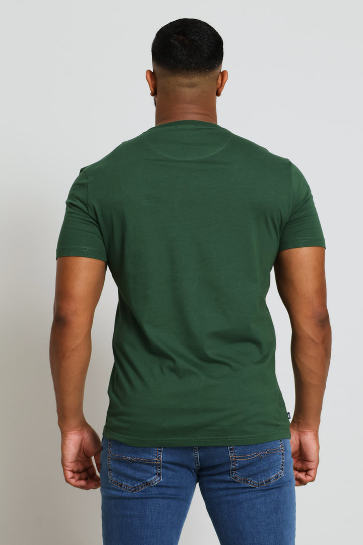 Gerald Monogram Logo Tee - Green
