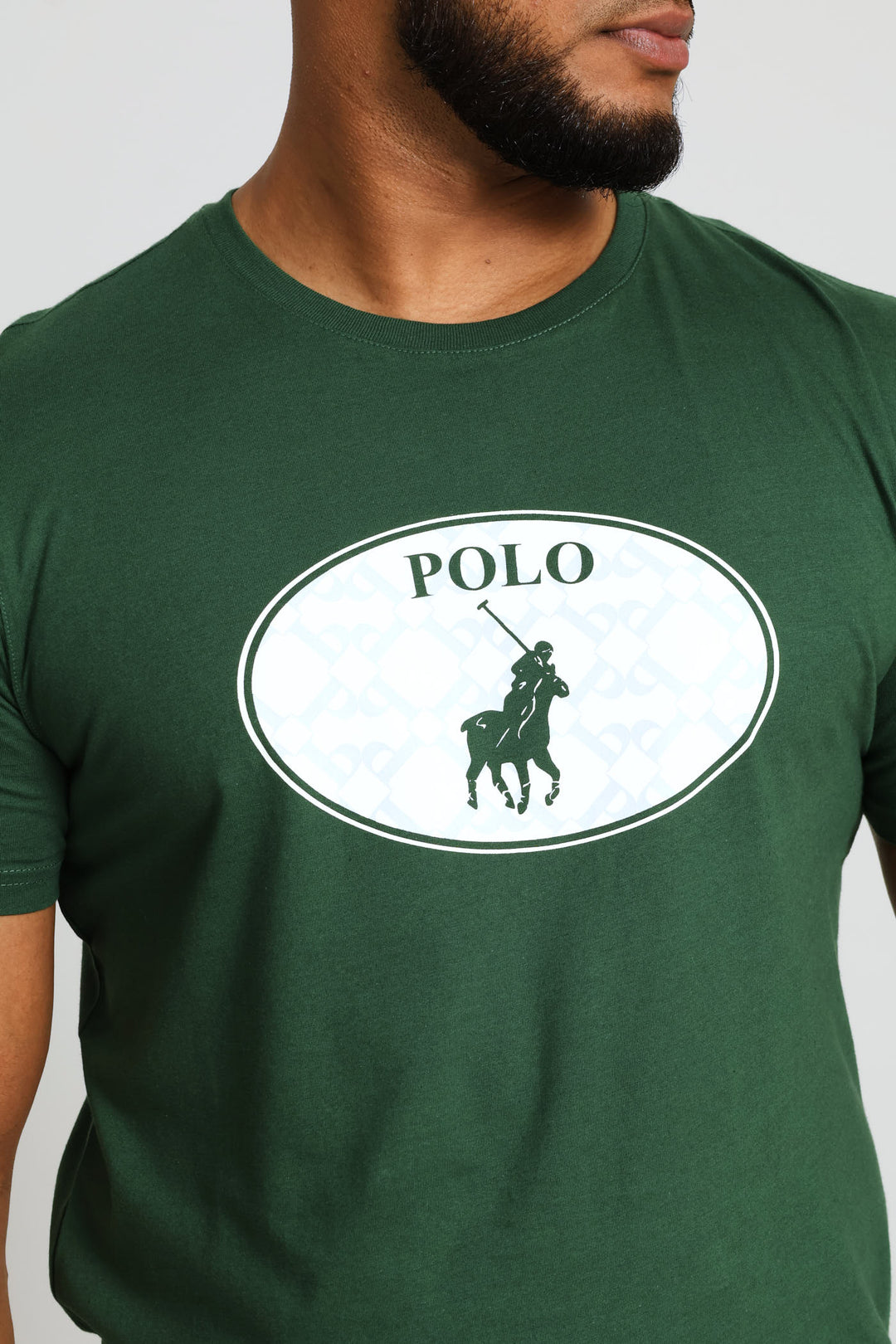 Gerald Monogram Logo Tee - Green