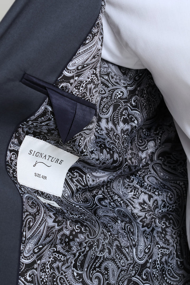 Regular Fit Viscose Blend Suit Jacket - Charcoal